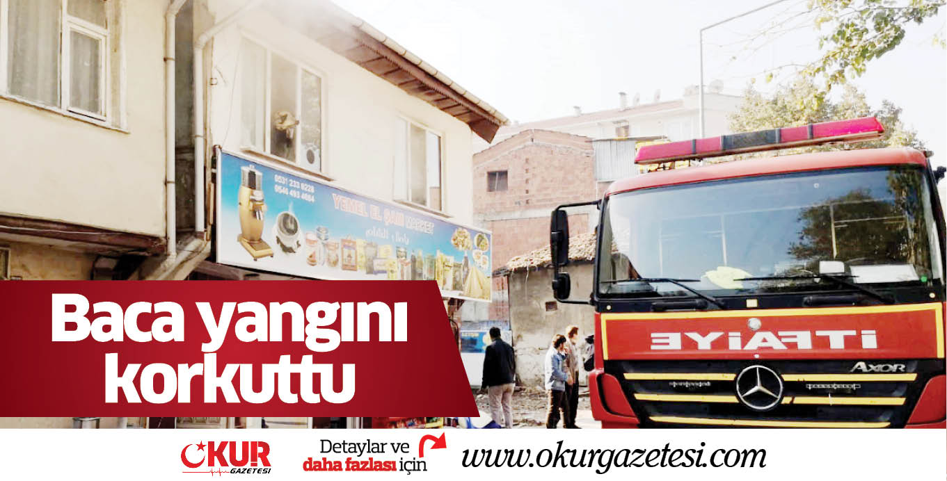 Baca yangını korkuttu