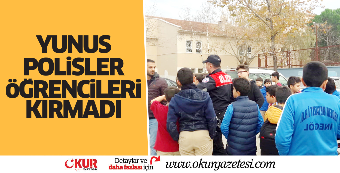 Polis, öğrencileri kırmadı ne sorduysalar cevabını aldılar