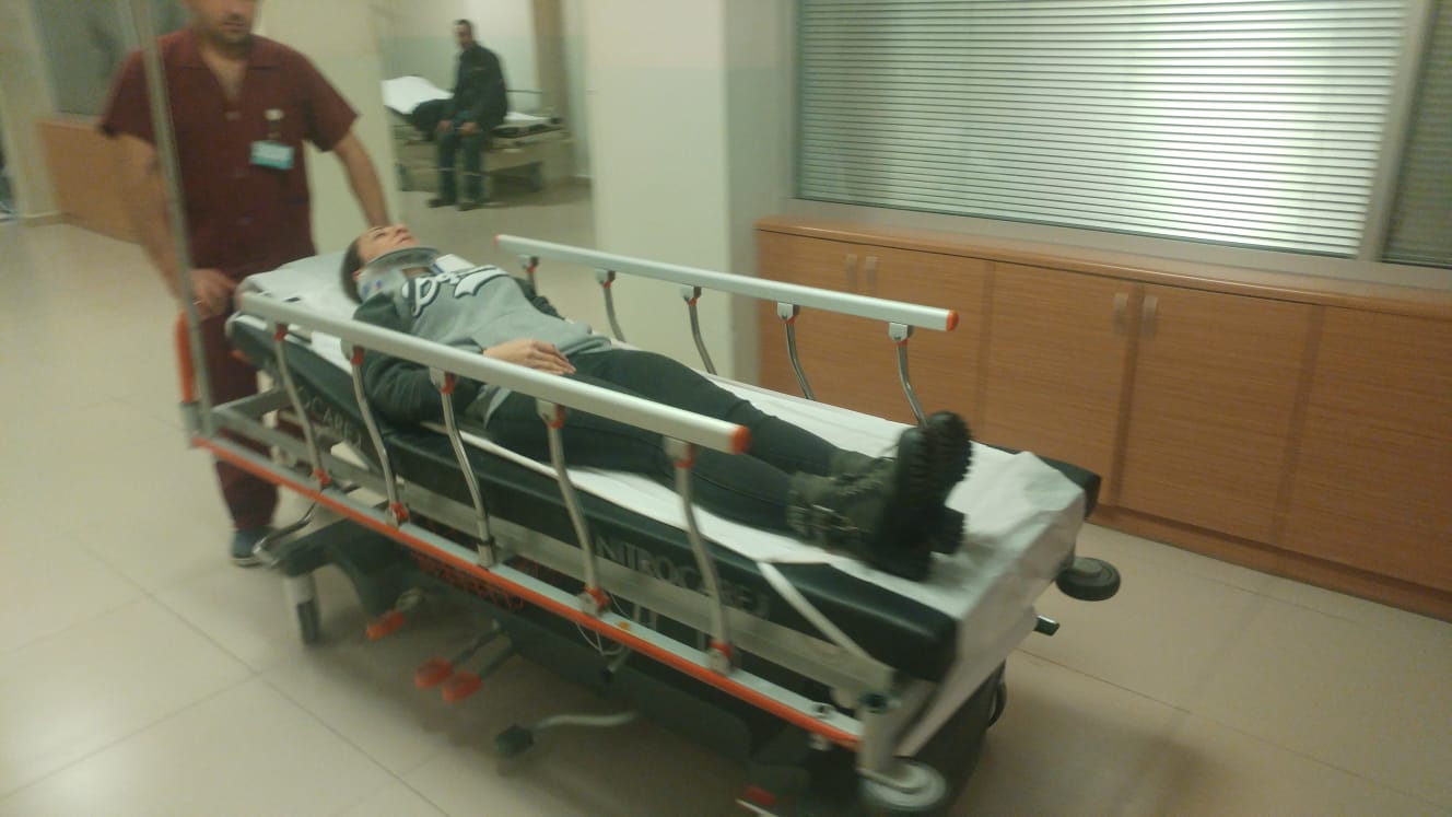 Trafik kazasında bir kişi yaralandı