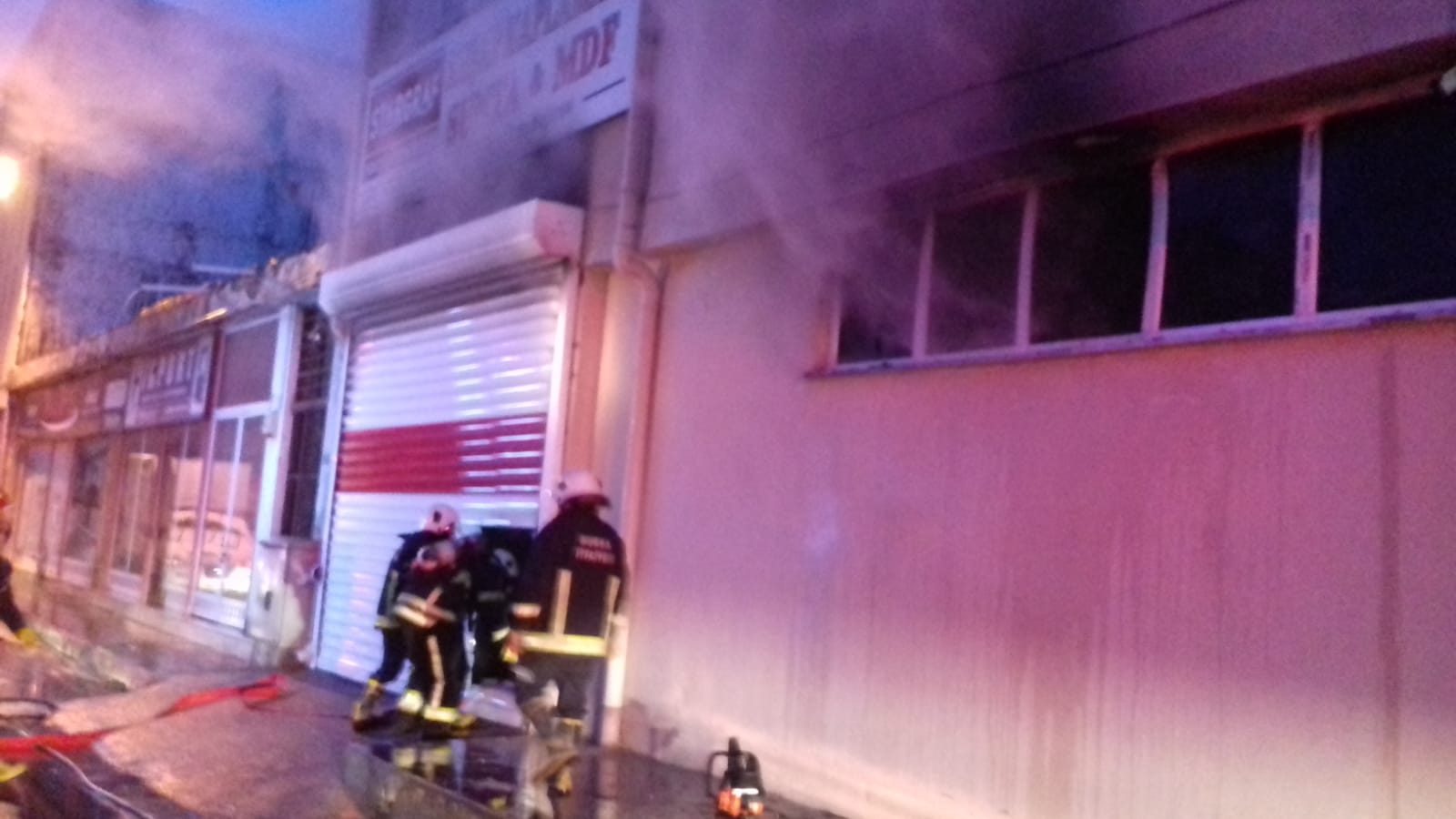 Sabaha saatlerinde yangın