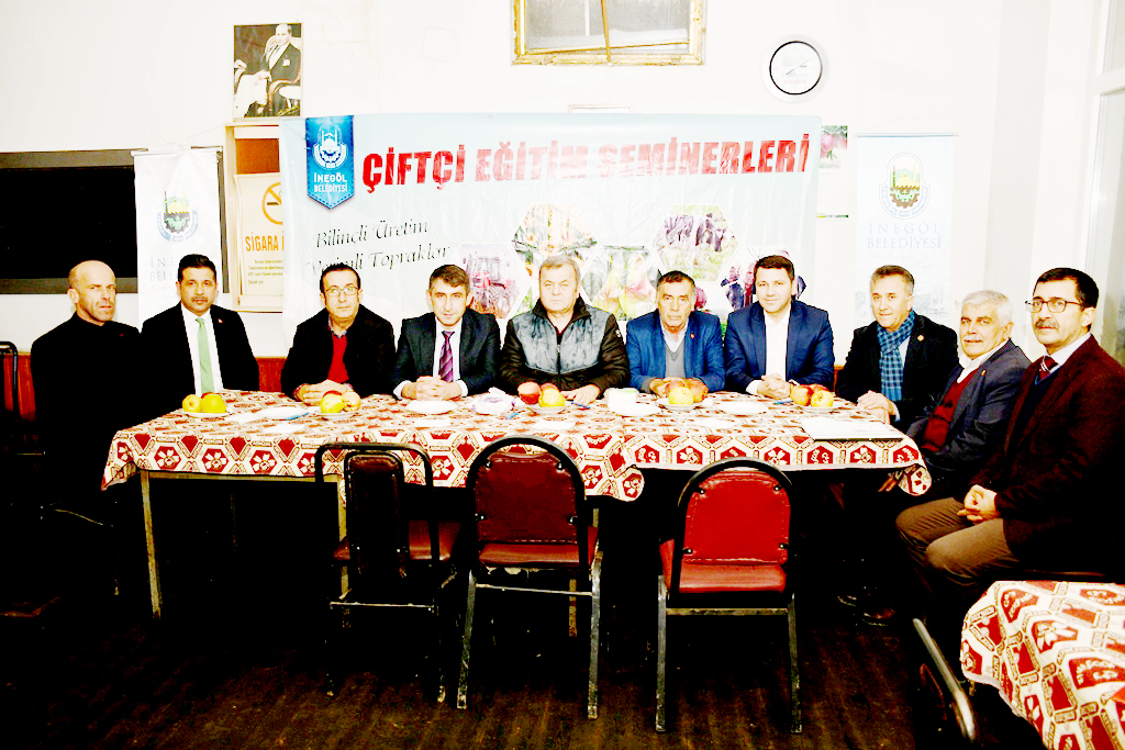 Çiftçi eğitim seminerleri İsaören’den başladı