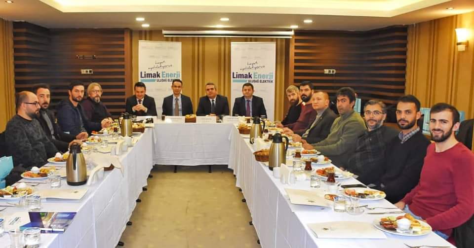 LiMAK ENERJi YETKiLiLERi GAZETECiLERLE BULUŞTU