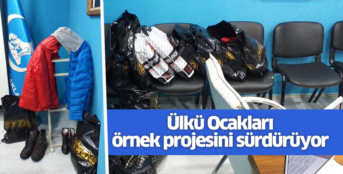 Ülkü Ocakları örnek projesini sürdürüyor