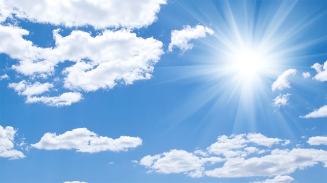 Bugün ve yarın hava güneşli