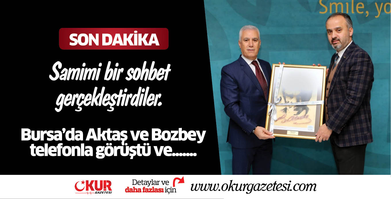 Bursa Siyasetinde Bir İlk Yaşandı