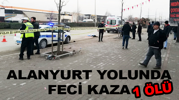 İnegölde feci kaza; kamyonet bisikleti ezdi bir kişi öldü