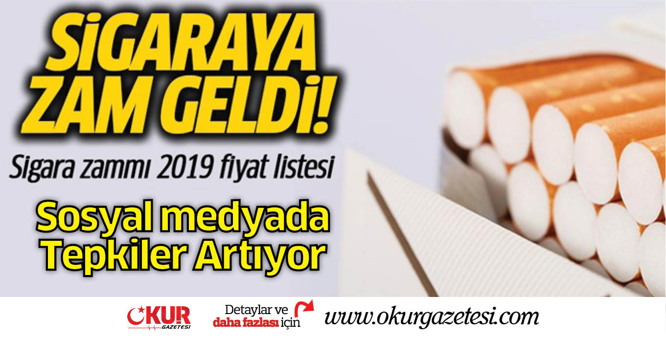 Sigaraya Beklenen Zam Geldi