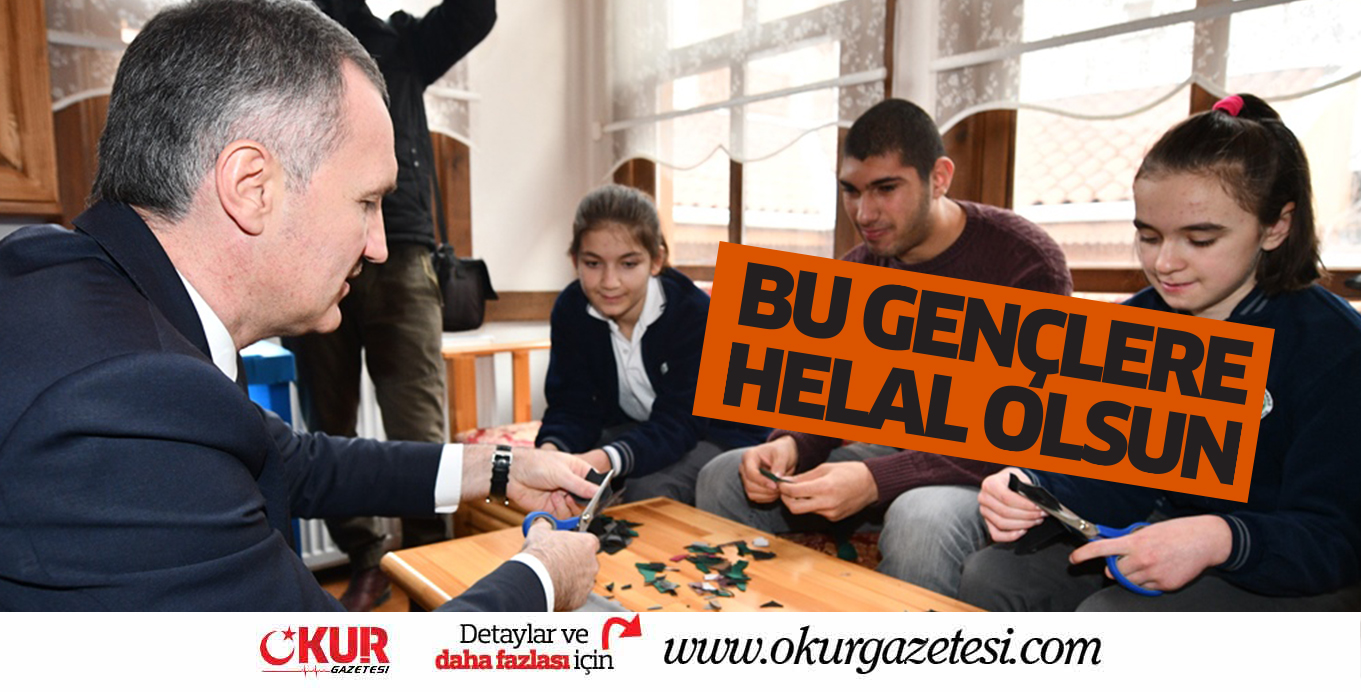 Atık malzemelerden ürünler yapıyorlar