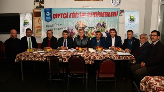 13 kırsal mahallede çiftçilere eğitim semineri veriliyor