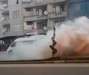 İnegöl’de korku dolu dakikalar