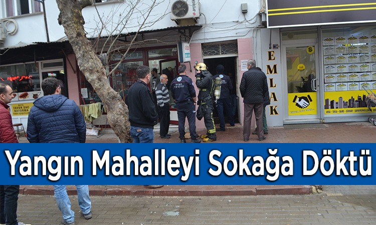 Yangın Mahalleyi Sokağa Döktü