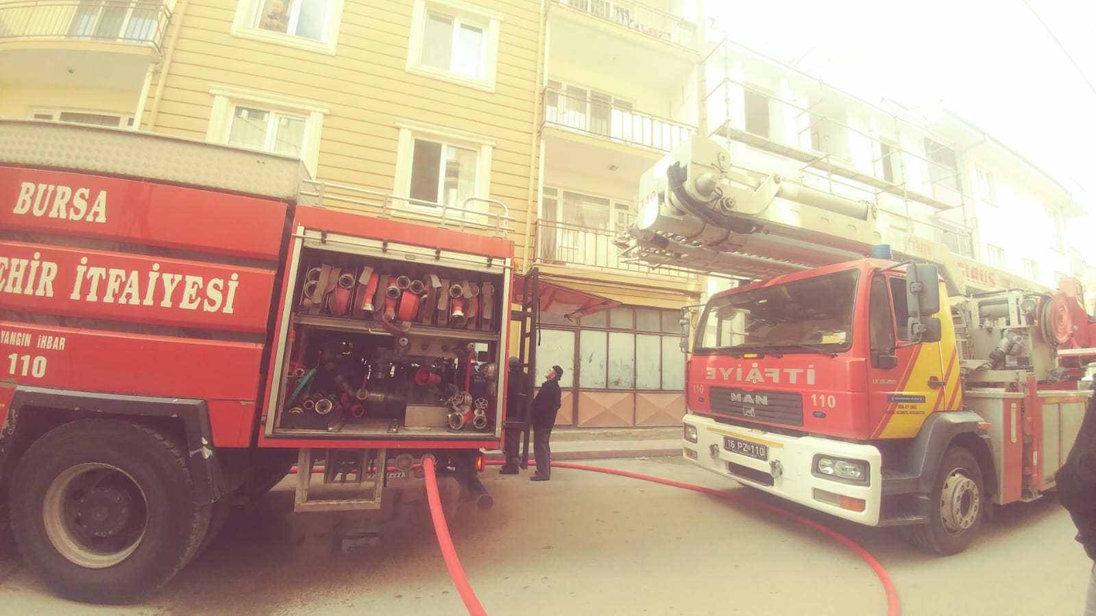 İnegöl’de Korkutan Yangın