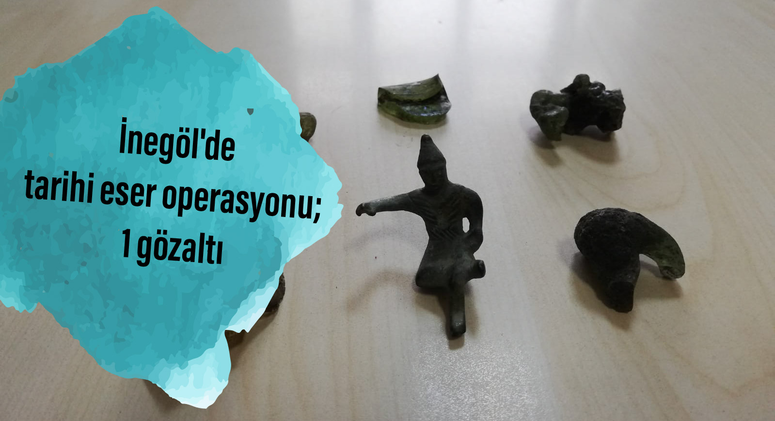 İnegöl’de tarihi eser operasyonu; 1 gözaltı