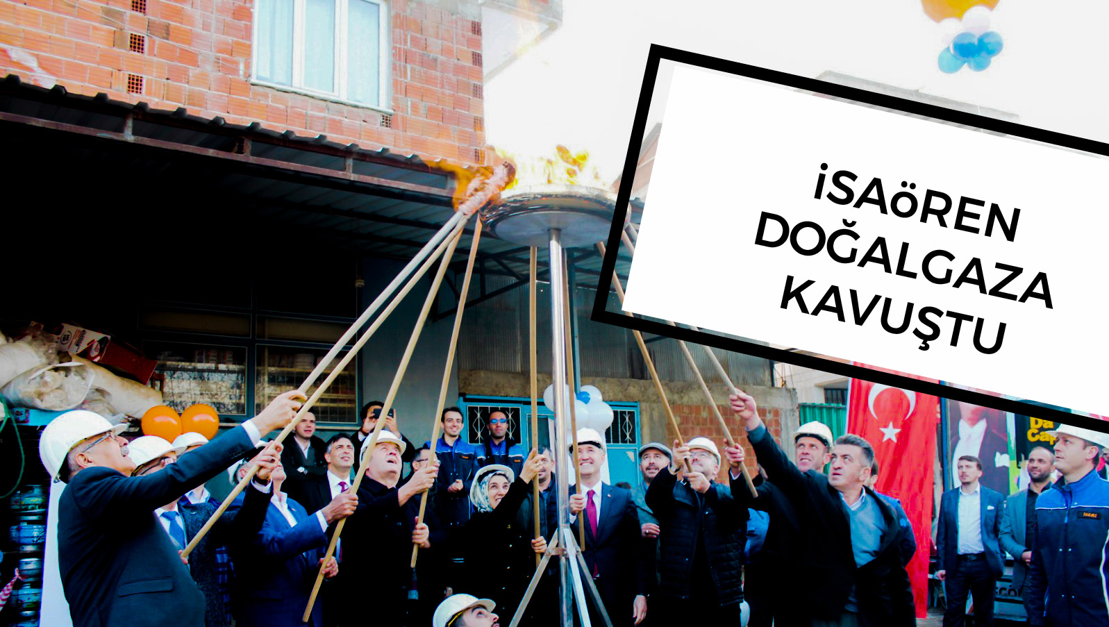 iSAöREN DOĞALGAZA KAVUŞTU