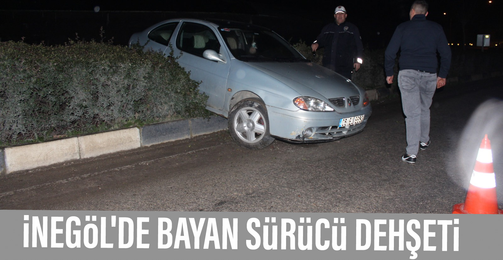 Bayan sürücü dehşeti