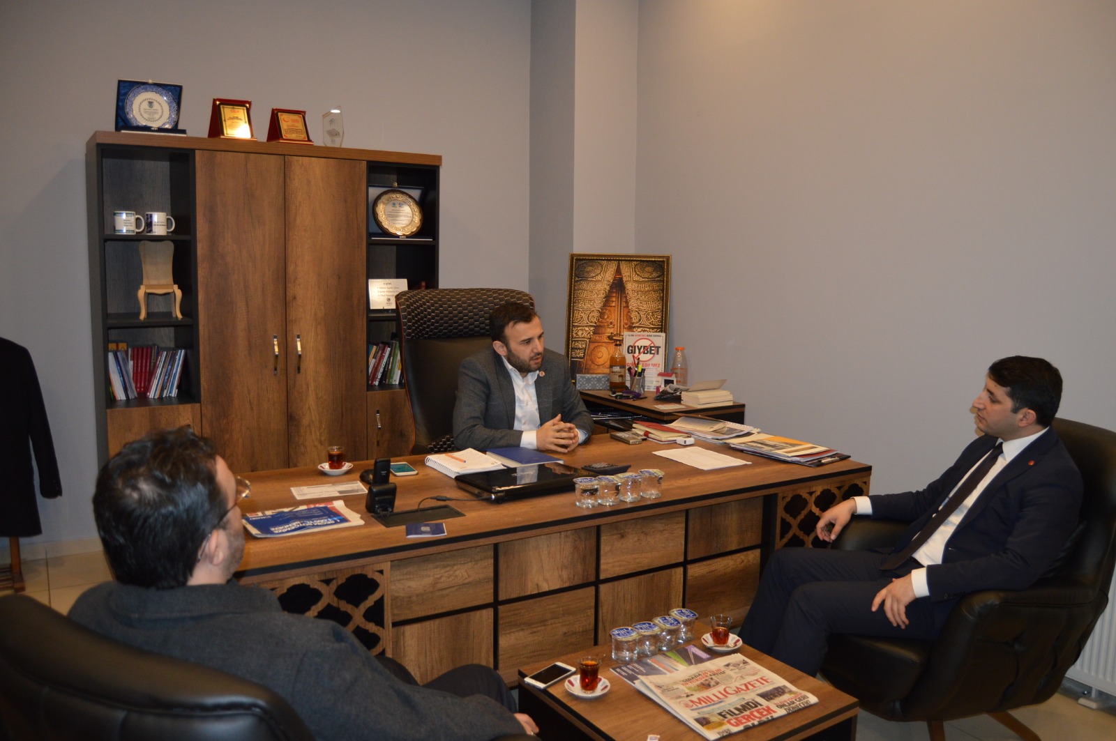 Eroğlu’na Ankara’dan sürpriz ziyaret