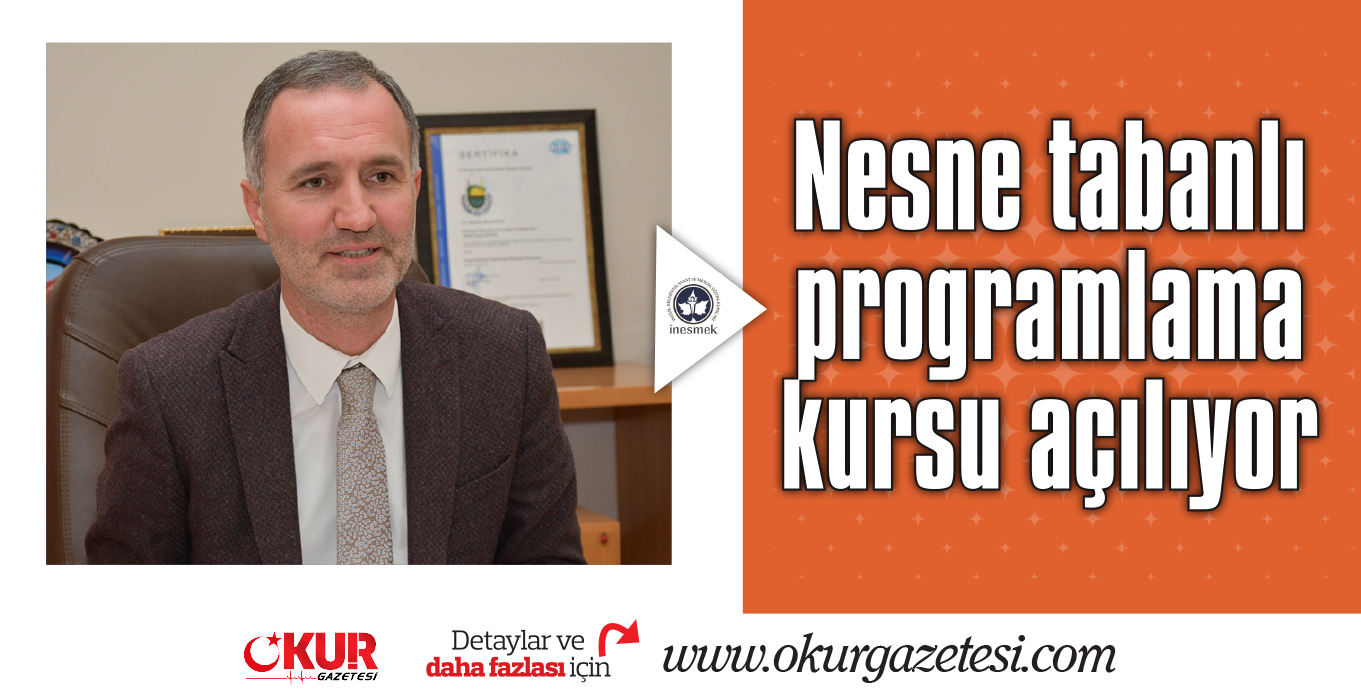 Nesne tabanlı programlama kursu açılıyor