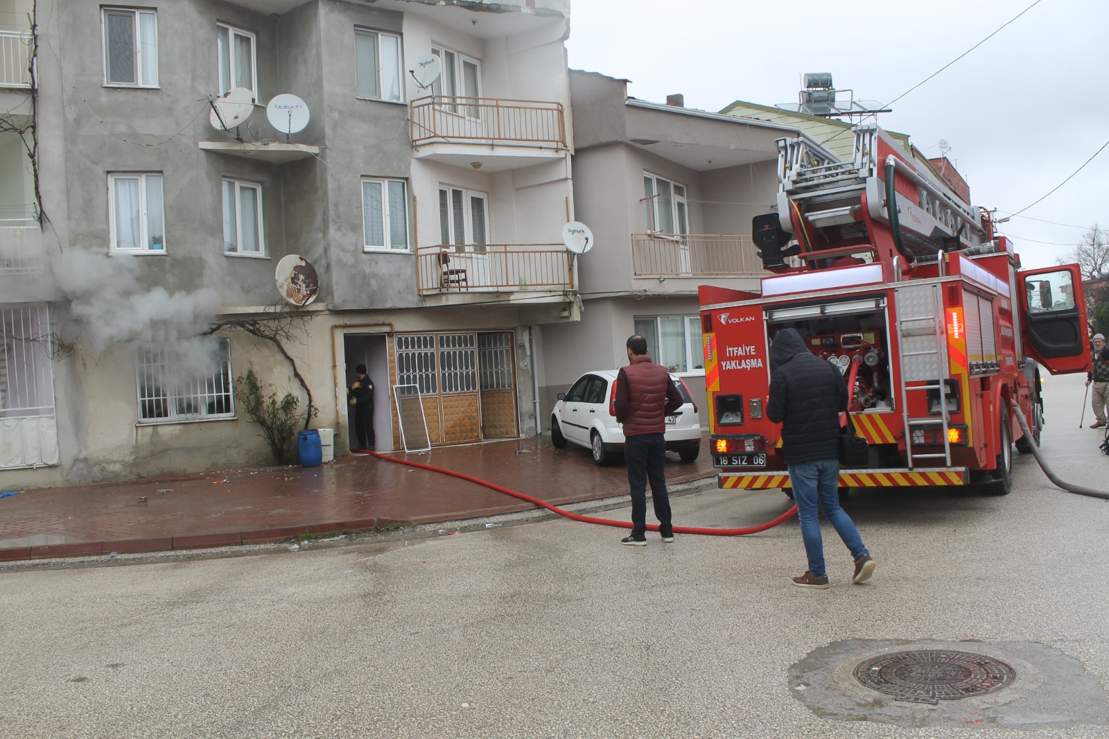 Mesudiye’de yangın paniği
