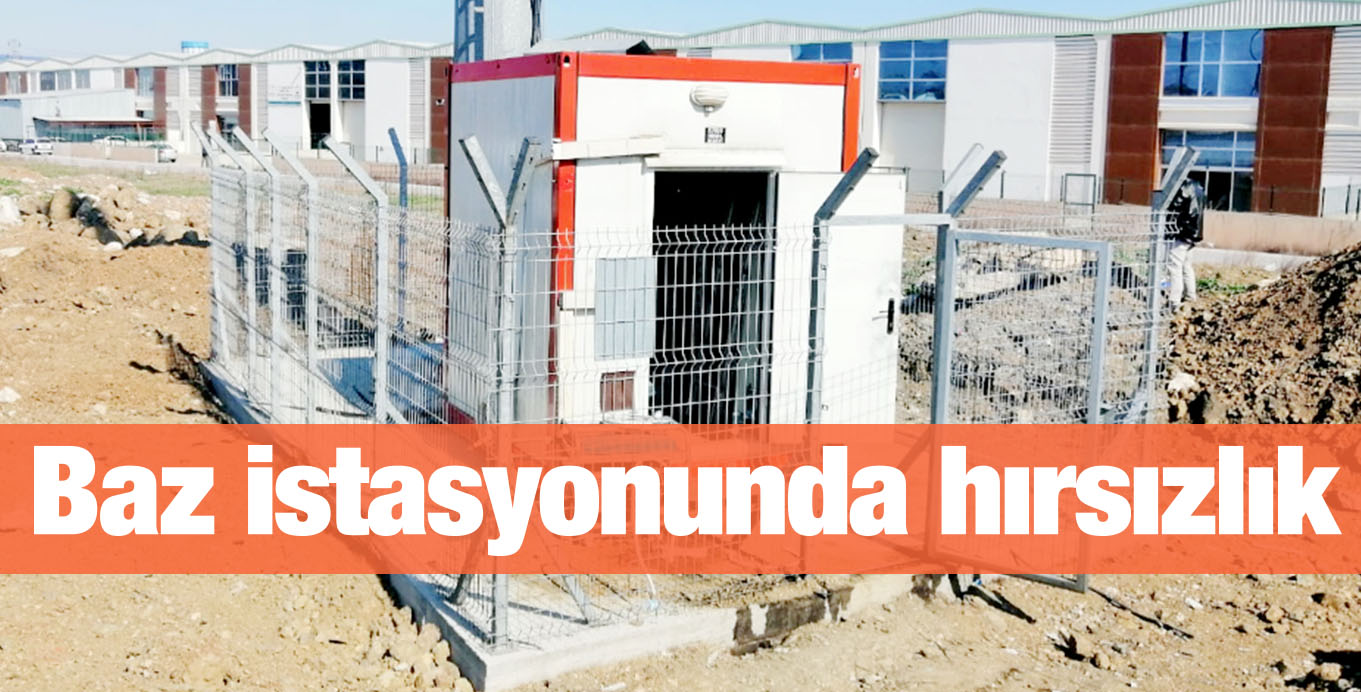 Baz istasyonunda hırsızlık