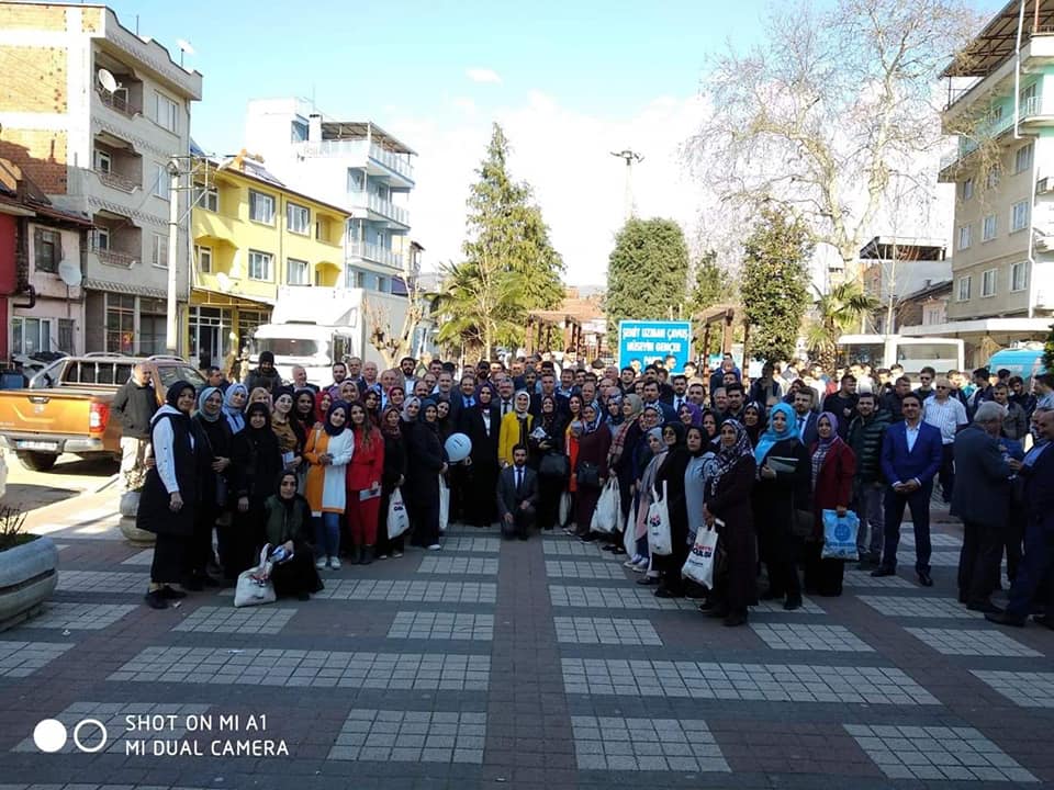 SEÇiM ÇALIŞMALARINA YOĞUN iLGi