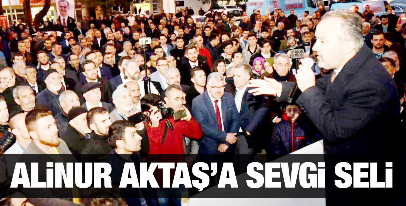 ALiNUR AKTAŞ’A SEVGi SELi