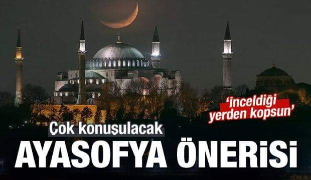 Katliamın ardından çok konuşulacak Ayasofya önerisi