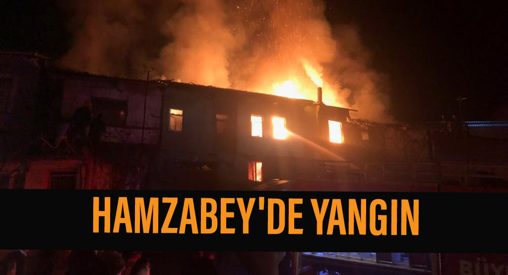 Hamzabey de yangın
