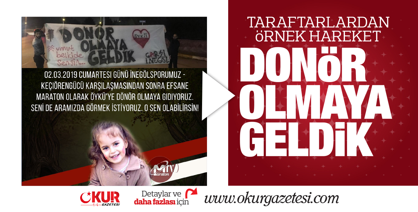 DONöR OLMAYA GELDiK