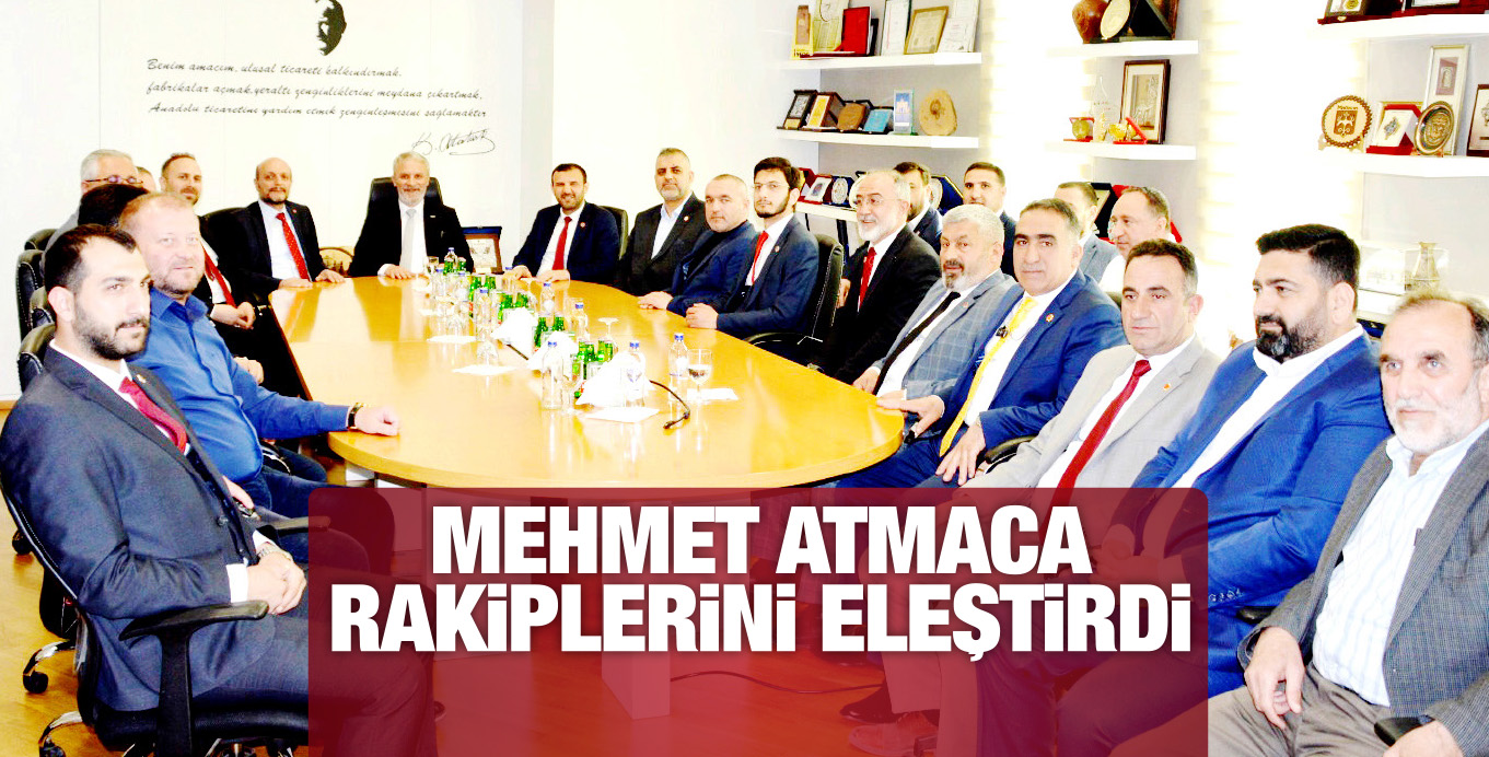 MEHMET ATMACA RAKiPLERiNi ELEŞTiRDi