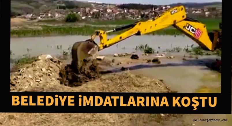 Belediye imdatlarına koştu