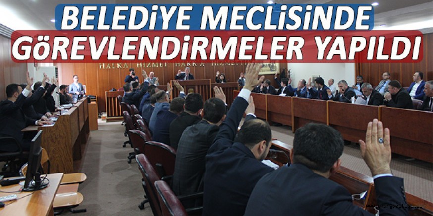 İNEGÖL BELEDİYE MECLİSİNDE GÖREVLENDİRMELER YAPILDI