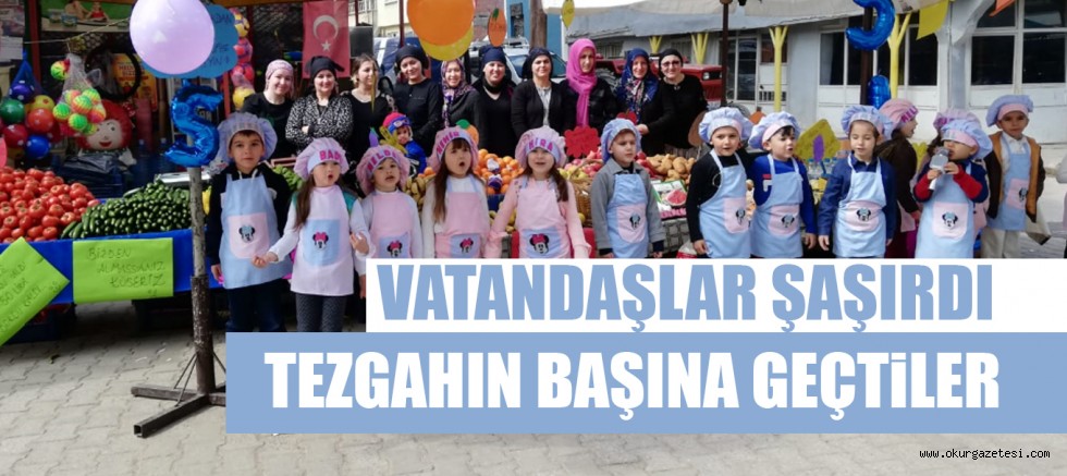 MİNİKLER PAZAR TEZGÂHINDA