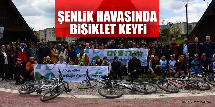 ŞENLİK HAVASINDA BİSİKLET KEYFİ