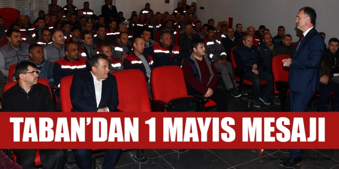 TABAN’DAN 1 MAYIS GüNü