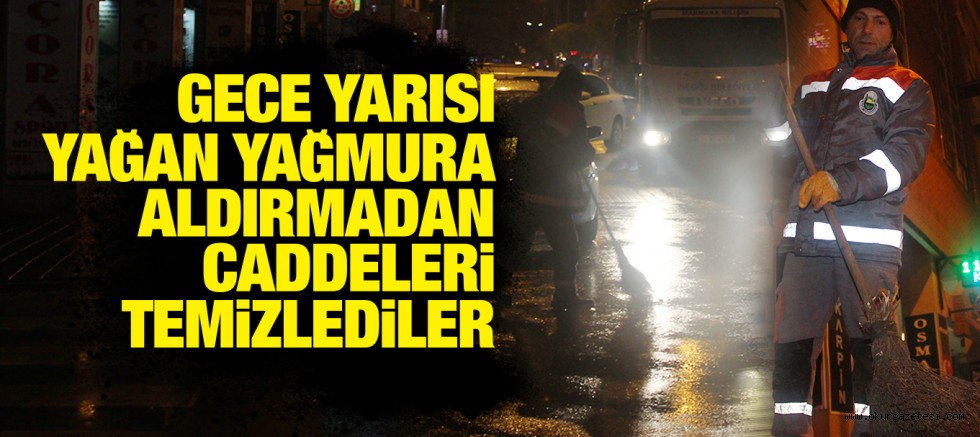 YAĞMUR ALTINDA TEMiZLiK