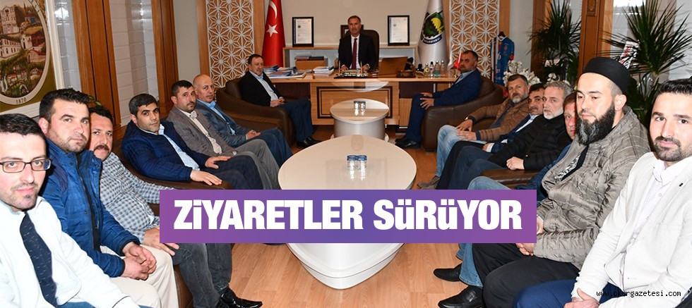 ZİYARETLER SÜRÜYOR