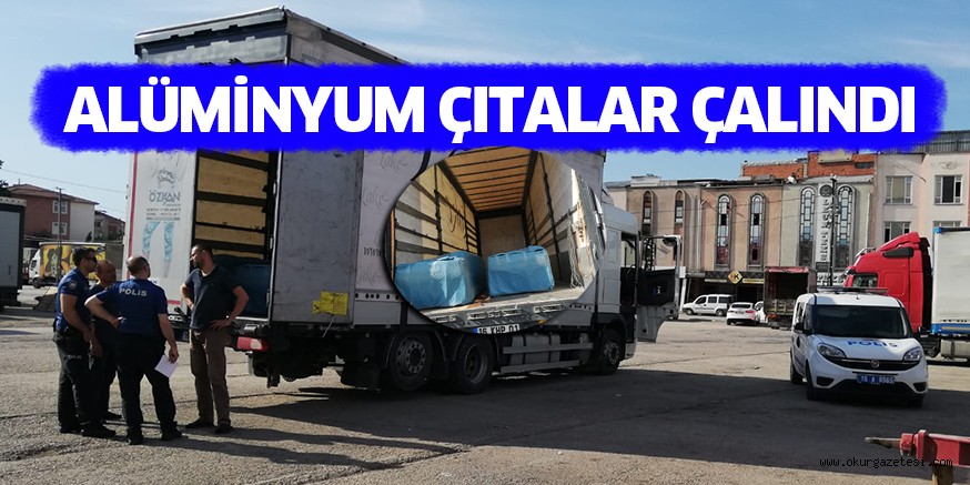 ALÜMİNYUM ÇITALAR ÇALINDI