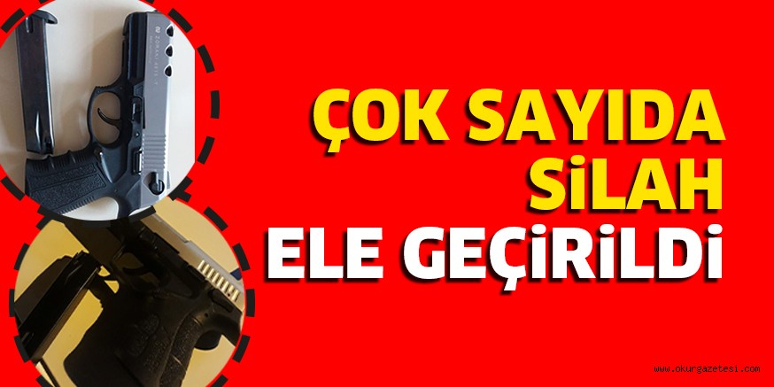 ÇOK SAYIDA SiLAH ELE GEÇiRiLDi