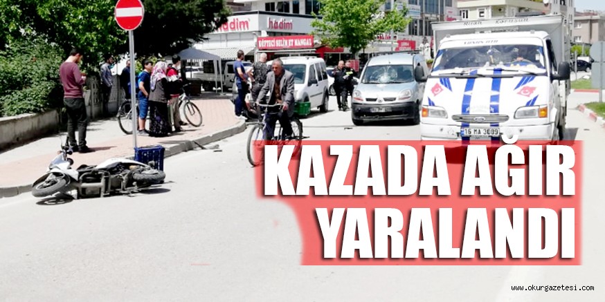 KAZADA AĞIR YARALANDI