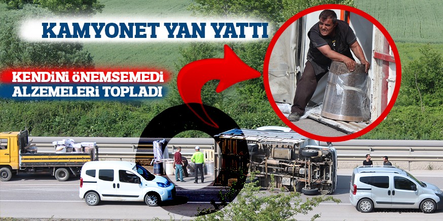 KENDiNi BIRAKIP MALZEMELERi TOPLADI