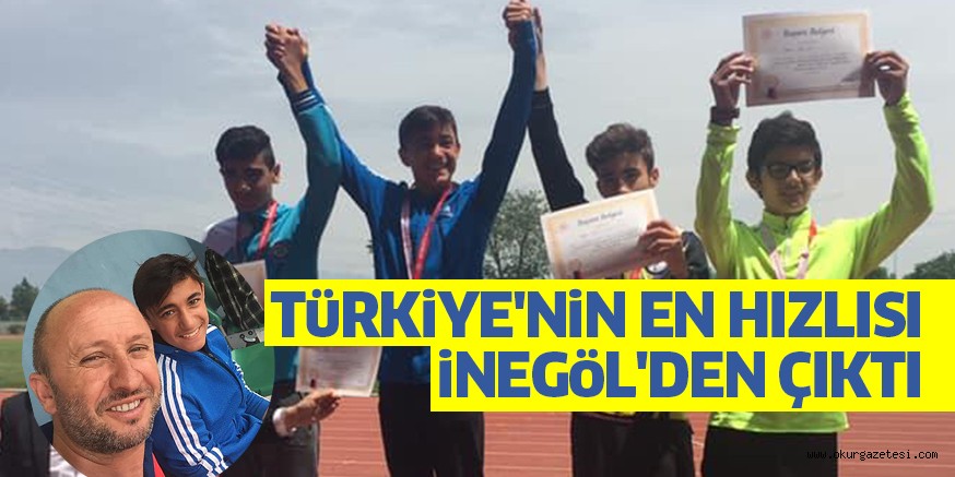 TÜRKİYE’NİN EN HIZLISI İNEGÖL’DEN ÇIKTI