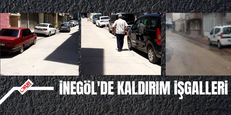 ARAÇLAR KALDIRIMDA YAYALAR YOLDA