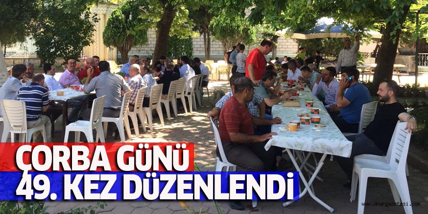 ÇORBA GüNü 49. KEZ DüZENLENDi