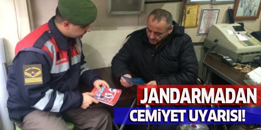 JANDARMADAN CEMiYET UYARISI!