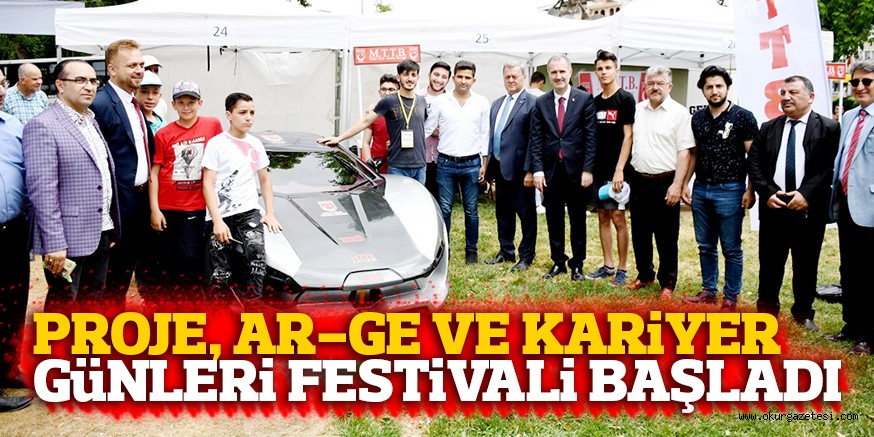 PROJE, AR-GE VE KARİYER GÜNLERİ FESTİVALİ BAŞLADI