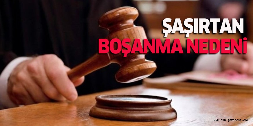 ŞAŞIRTAN BOŞANMA NEDENi