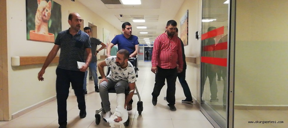 AYAĞINA SUNTA DÜŞTÜ