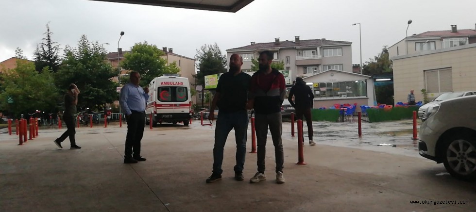 HASTANE BAHÇESiNDE SUÇüSTü YAKALANDI