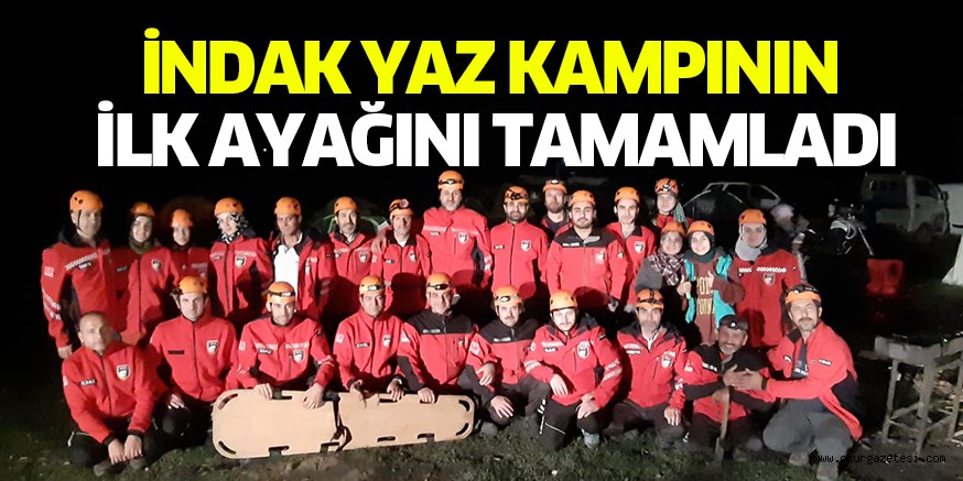 İNDAK YAZ KAMPININ İLK AYAĞINI TAMAMLADI