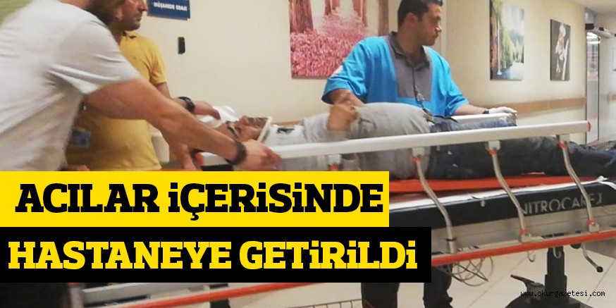 KAYNAK İŞÇİSİ 3 METRE YÜKSEKTEN DÜŞTÜ